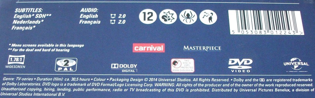 Dvd *** DOWNTON ABBEY *** 15-DVD Boxset Seizoen 1 - 4 - 3