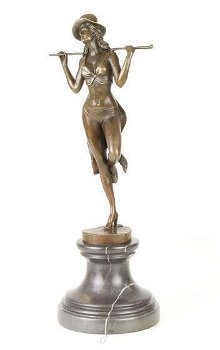 brons beeld , pikante dansesres - 1