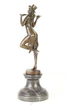 brons beeld , pikante dansesres - 3