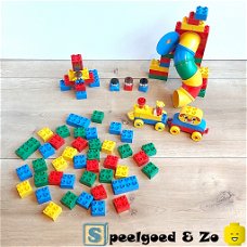 Lego Duplo Ballenbaan / Glijbaan met trein en poppetjes