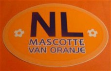 Sticker NL Mascotte van Oranje