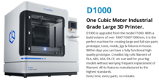 CreatBot D1000 3D Printer, Auto-Leveling, 940x1000x1000mm - 1 - Thumbnail