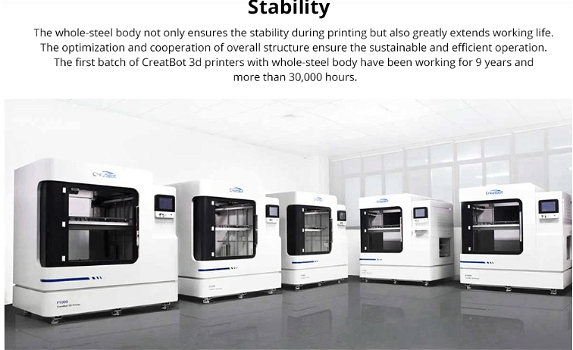 CreatBot D1000 3D Printer, Auto-Leveling, 940x1000x1000mm - 6