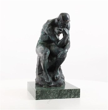 De Denker , brons beeld - 3