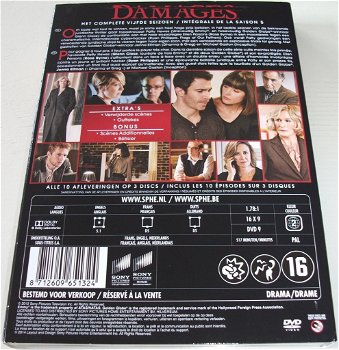 Dvd *** DAMAGES *** 3-DVD Boxset Seizoen 5 - 1