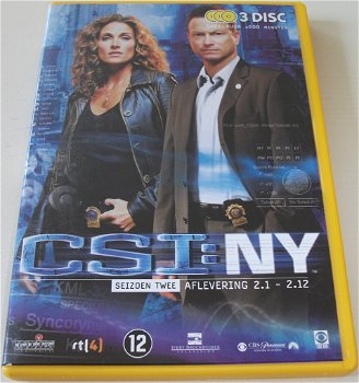 Dvd *** CSI: NY *** 3-DVD Boxset Seizoen 2: Afl. 1 - 12 - 0