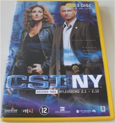 Dvd *** CSI: NY *** 3-DVD Boxset Seizoen 2: Afl. 1 - 12