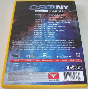 Dvd *** CSI: NY *** 3-DVD Boxset Seizoen 2: Afl. 1 - 12 - 1