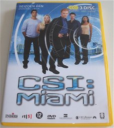 Dvd *** CSI: MIAMI *** 3-DVD Boxset Seizoen 1: Afl. 13 - 24