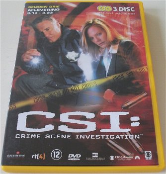 Dvd *** CSI *** 3-DVD Boxset Seizoen 3: Afl. 13 - 23 - 0