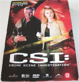 Dvd *** CSI *** 3-DVD Boxset Seizoen 3: Afl. 1 - 12 - 0