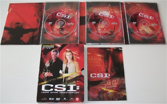 Dvd *** CSI *** 3-DVD Boxset Seizoen 3: Afl. 1 - 12 - 3