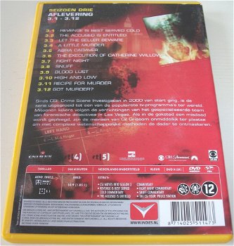 Dvd *** CSI *** 3-DVD Boxset Seizoen 3: Afl. 1 - 12 - 1