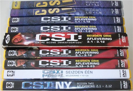 Dvd *** CSI *** 3-DVD Boxset Seizoen 3: Afl. 1 - 12 - 5