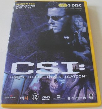Dvd *** CSI *** 3-DVD Boxset Seizoen 1 Afl. 13 - 23 - 0