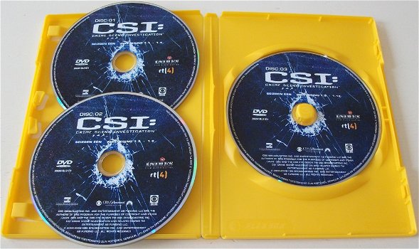 Dvd *** CSI *** 3-DVD Boxset Seizoen 1 Afl. 1 - 12 - 3