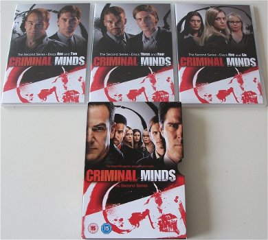 Dvd *** CRIMINAL MINDS *** 5-DVD Boxset Seizoen 2 - 4