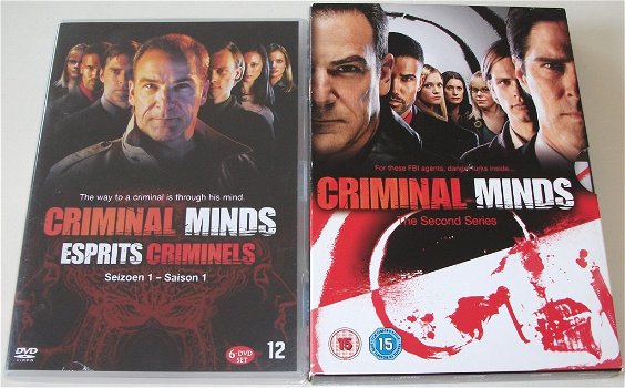 Dvd *** CRIMINAL MINDS *** 5-DVD Boxset Seizoen 2 - 7