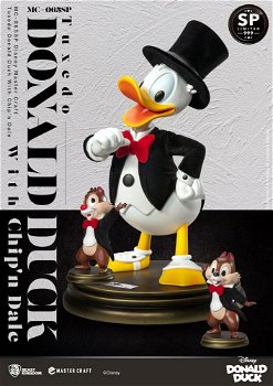 Beast Kingdom Disney 100th statue Tuxedo Donald Duck Chip 'n Dale - 1