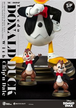 Beast Kingdom Disney 100th statue Tuxedo Donald Duck Chip 'n Dale - 2
