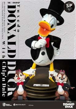 Beast Kingdom Disney 100th statue Tuxedo Donald Duck Chip 'n Dale - 5