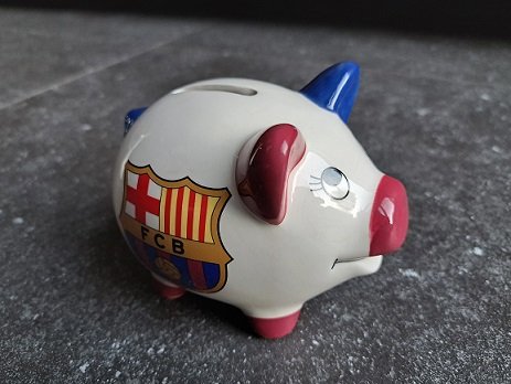 FC Barcelona spaarvarken spaarpot - 0