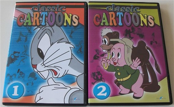 Dvd *** CLASSIC CARTOONS *** Deel 1 - 4