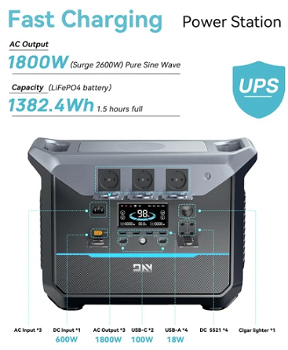 DaranEner NEO1500Pro Portable Power Station - 1