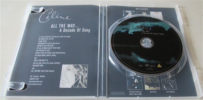 Dvd *** CELINE DION *** All The Way - 3