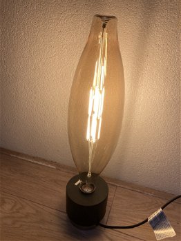 XENOS. Mooie grote ledlamp in vintage stijl (NIEUW) - 0