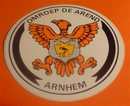 Sticker omroep de arend Arnhem - 0