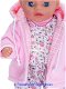 Baby Born Soft 36 cm Lichtroze fleece jasje - 3 - Thumbnail