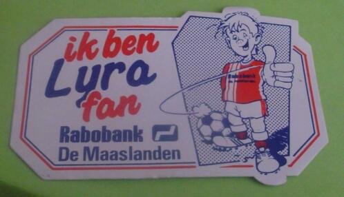 Sticker Ik ben Lura fan De Maaslanden(Rabobank) - 0