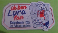 Sticker Ik ben Lura fan De Maaslanden(Rabobank)