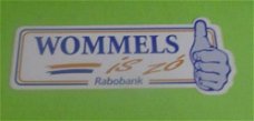 Sticker Wommels is ZO(Rabobank)