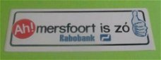 Sticker AHmersfoort is ZO(Rabobank)
