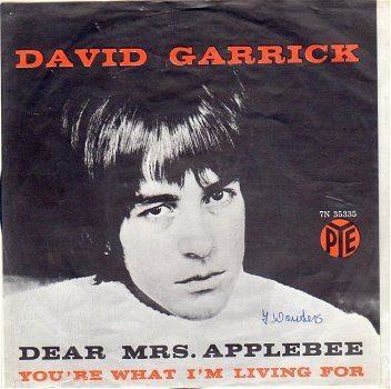 David Garrick – Dear Mrs. Applebee (1966) - 0