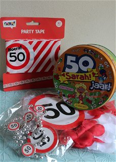 Decoratie Sarah 50 jaar!