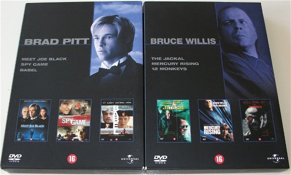 Dvd *** BRAD PITT *** 3-DVD Boxset - 6
