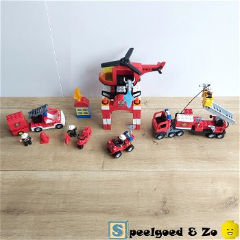 Lego Duplo Brandweer Trucks | Quad | Motor | Helikopter - 0