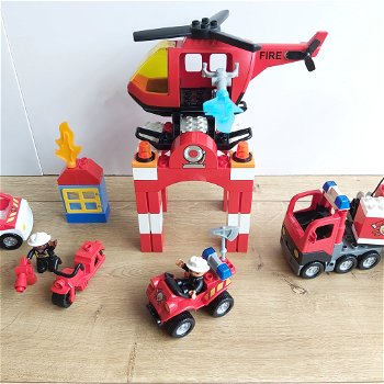Lego Duplo Brandweer Trucks | Quad | Motor | Helikopter - 1