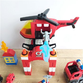 Lego Duplo Brandweer Trucks | Quad | Motor | Helikopter - 4