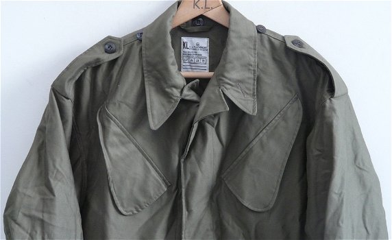 Jas, Parka, Uniform, Buiten, Gevechts, M58, Koninklijke Landmacht, maat: 96x100-180, 1990.(Nr.1) - 1