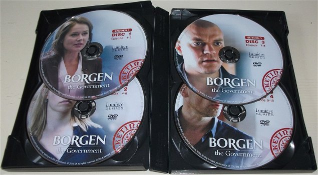 Dvd *** BORGEN *** 4-DVD Boxset Seizoen 3 - 3