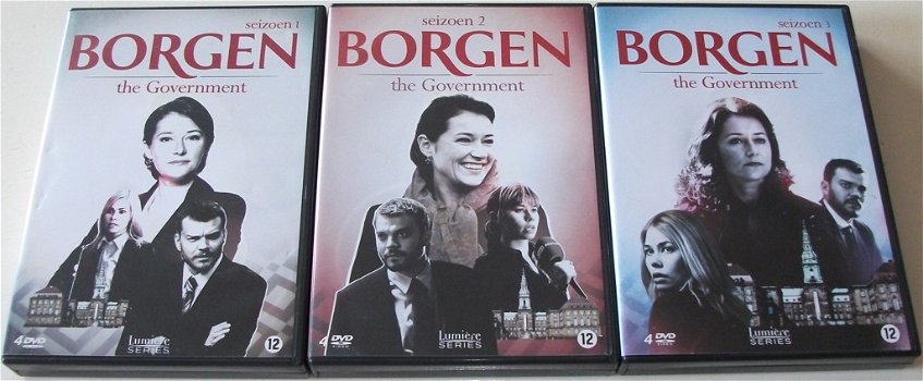 Dvd *** BORGEN *** 4-DVD Boxset Seizoen 2 - 4