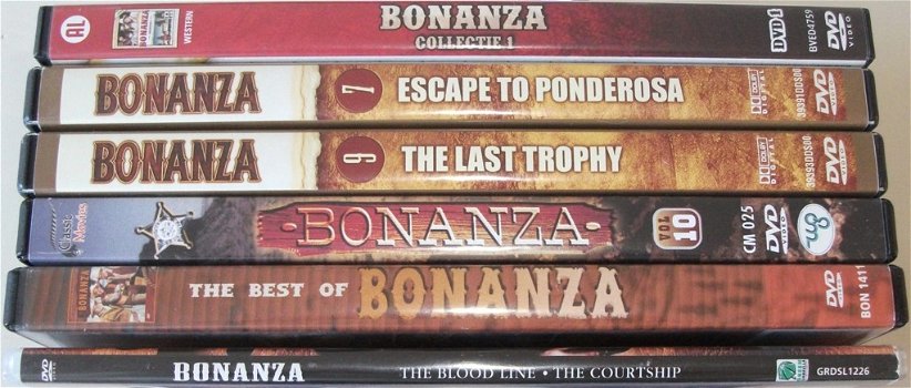 Dvd *** BONANZA *** Collectie 1 - 5