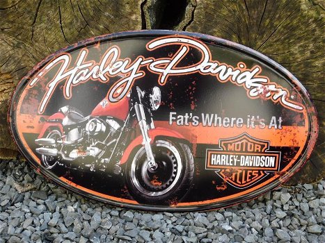 Harley Davidson , wandbord - 0