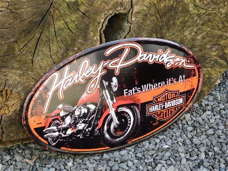 Harley Davidson , wandbord - 1