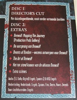 Dvd *** BEOWULF *** 2-Disc Boxset Director's Cut Steelbook - 2