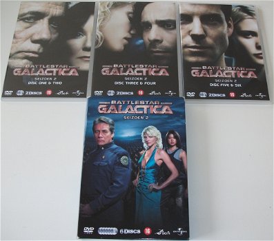 Dvd *** BATTLESTAR GALACTICA *** 5-DVD Boxset Seizoen 2 - 3